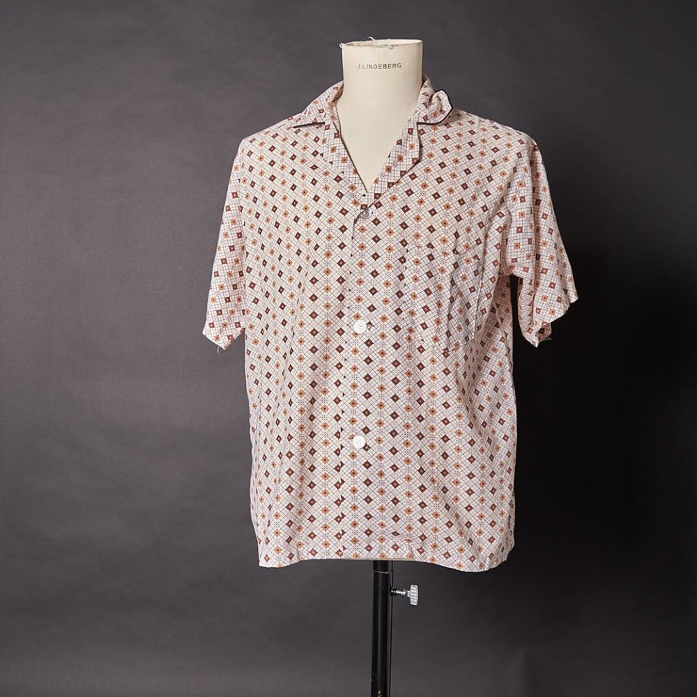 1970s Sears Men's Pajama Shirt Top